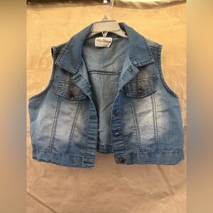 Blue Denim Vest